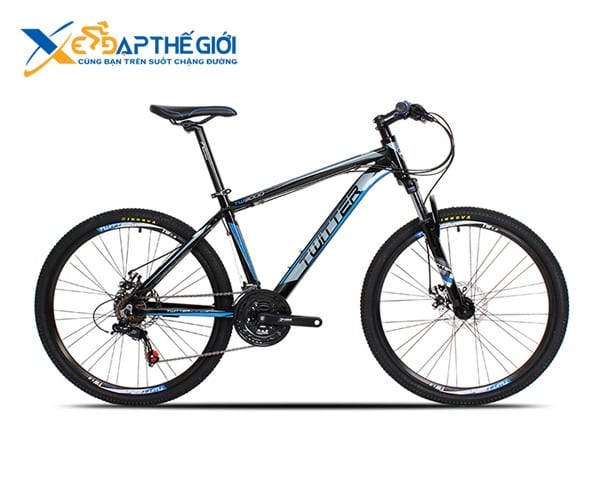 Xe đạp thể thao Twitter Tw3000 màu Đen - Xanh dương