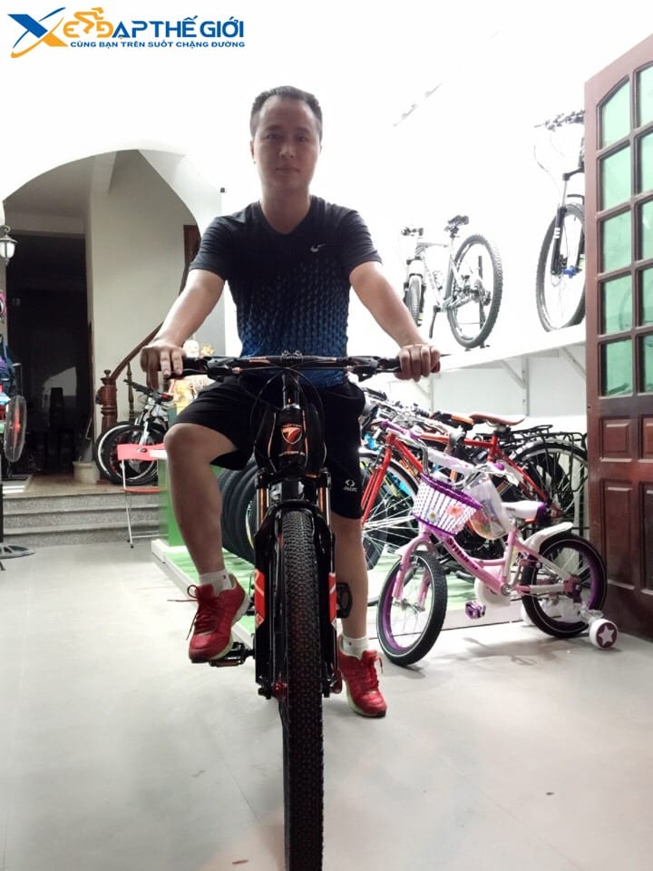 Anh Trung Thanh Xuân mua xe về để luyện tập thể thao