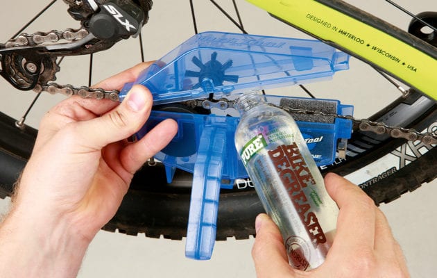 Instructions for cleaning and lubricating bicycle chain -2